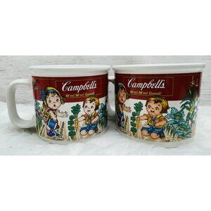Campbell's Soup Company Mugs by West Wood Vintage (1993) Set of 2